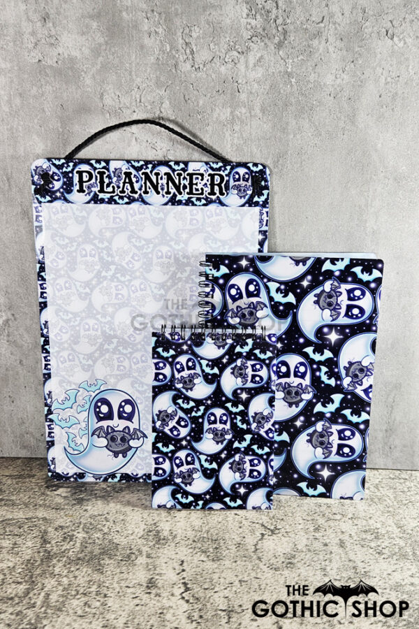 Snuggle Ghost with Baby Bat Gothic Gifts