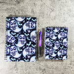 Snuggle Ghost with Baby Bat A5 and A6 Gothic Notebook Journal