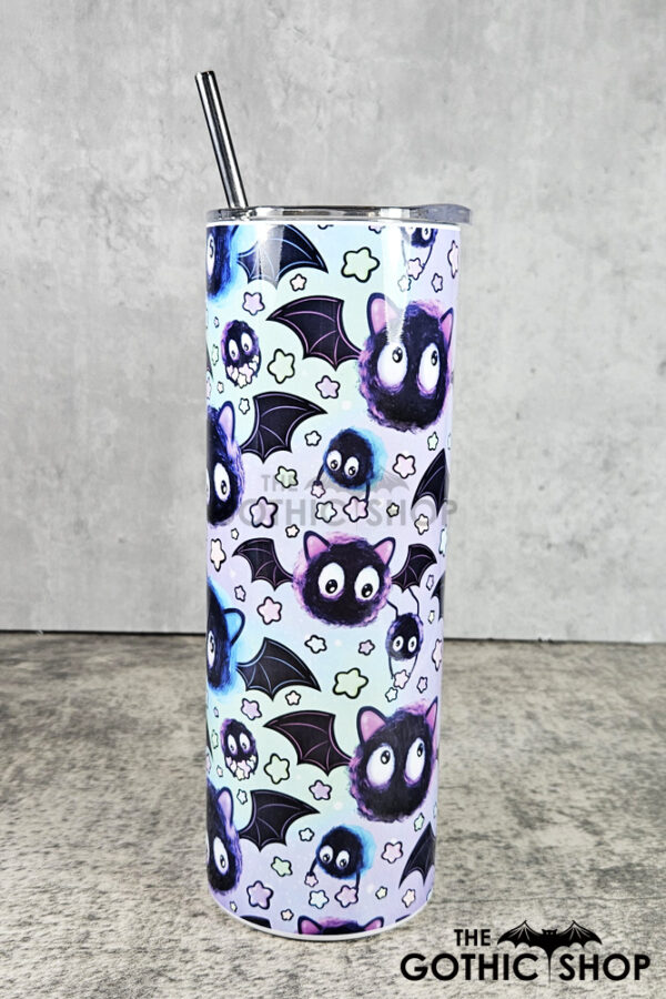 Sooty Bats Pastel Gothic Skinny Tumbler