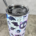 Sooty Bats Pastel Gothic Skinny Tumbler