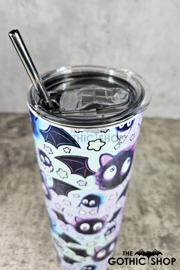 Sooty Bats Pastel Gothic Skinny Tumbler
