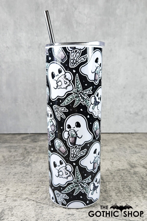 Collector Ghost Gothic Skinny Tumbler