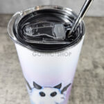 Imposter Bat Ghost Gothic Skinny Tumbler