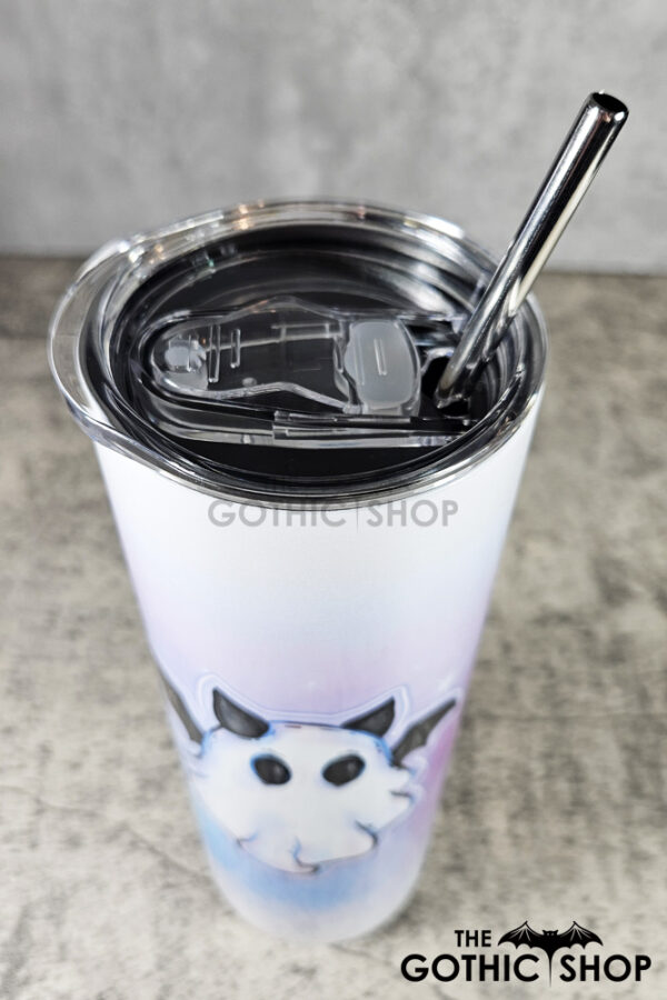 Imposter Bat Ghost Gothic Skinny Tumbler