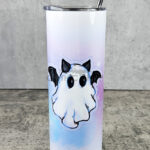 Imposter Bat Ghost Gothic Skinny Tumbler
