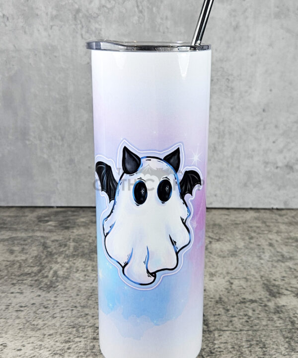 Imposter Bat Ghost Gothic Skinny Tumbler