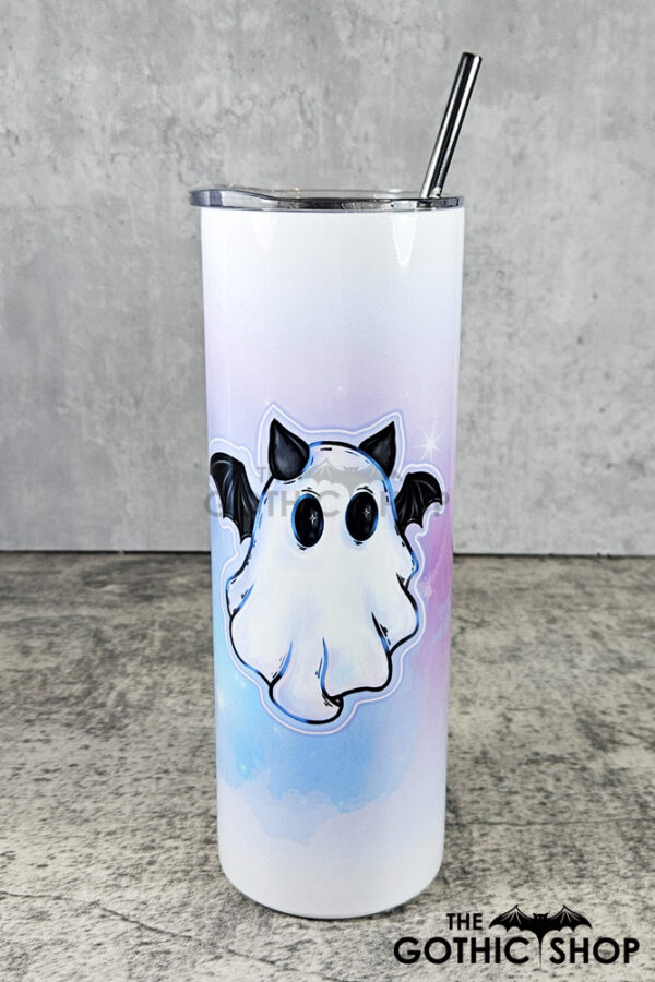 Imposter Bat Ghost Gothic Skinny Tumbler