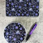 Purple Berry Bat Cupcakes Gothic Keepsake Tins