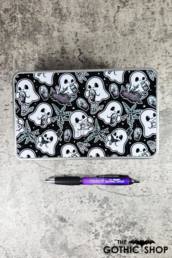 Collector Ghost Gothic Keepsake Rectangular Tin