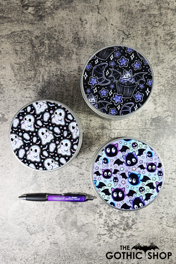 Gothic Keepsake Round Tins