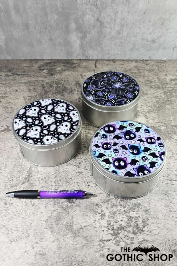 Gothic Keepsake Round Tins