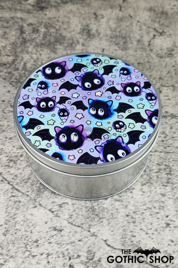Sooty Bats Gothic Keepsake Round Tin