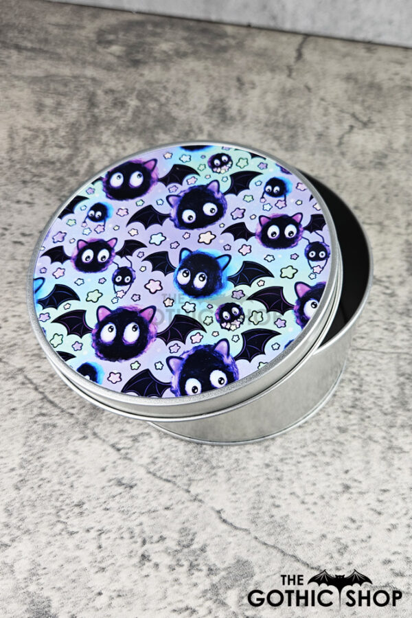 Sooty Bats Gothic Keepsake Round Tin