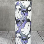 Popsicle Ghosties Grey & Purple Gothic Tumbler
