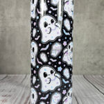 Ghosts & Coffins Pastel Bats Gothic Tumbler