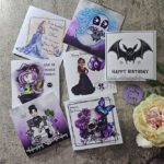 Personalised Whimsical Witch & Cauldron Birthday Halloween Greetings Card