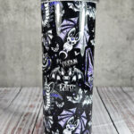 Frickin Bats Purple Gothic Tumbler