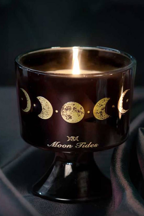 Moon Tides Moon Phases Scented Candle Jar by Alchemy Gothic