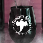 Favourite Spirit Ghost Stemless Black Glass by Alchemy Gothic