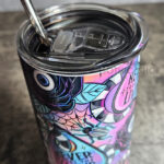 Never Trust The Living Sandworms & Planchettes Gothic Halloween Tumbler