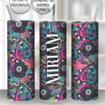 never trust the living sandworms & planchettes gothic halloween 20oz straight tumbler
