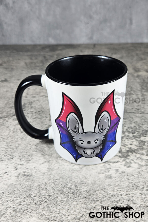 Bisexual Pride Flag Bat LGBTQ+ Ceramic Mug