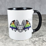 Allyship Straight Ally Flag Bat LGBTQ+ Ceramic Mug
