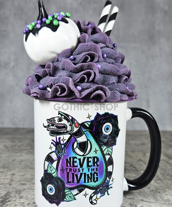 Never Trust The Living Sandworm & Planchette Gothic Ceramic Mug