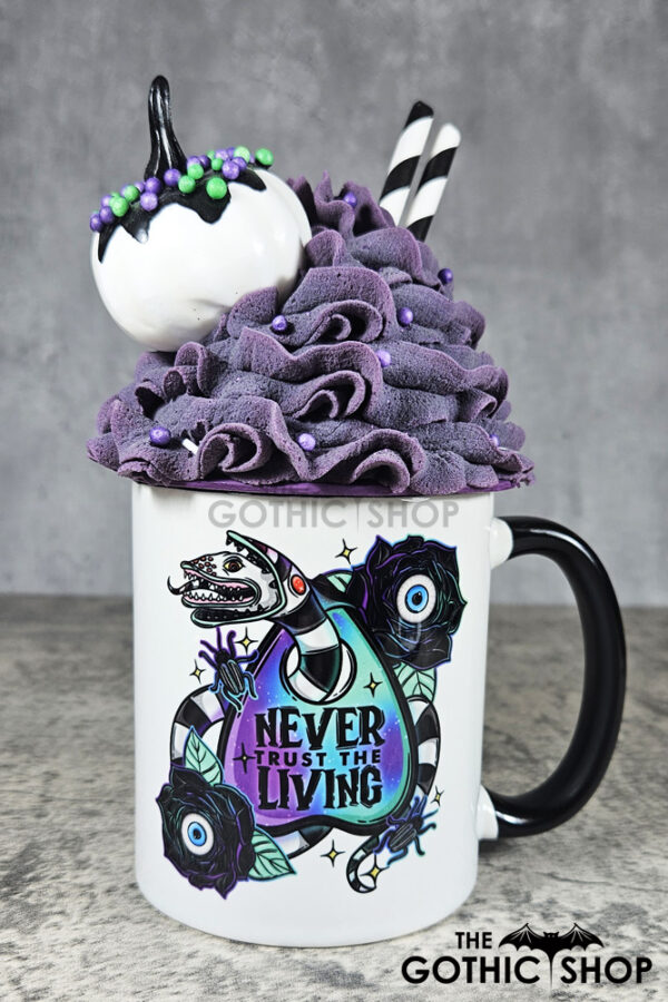 Never Trust The Living Sandworm & Planchette Gothic Ceramic Mug