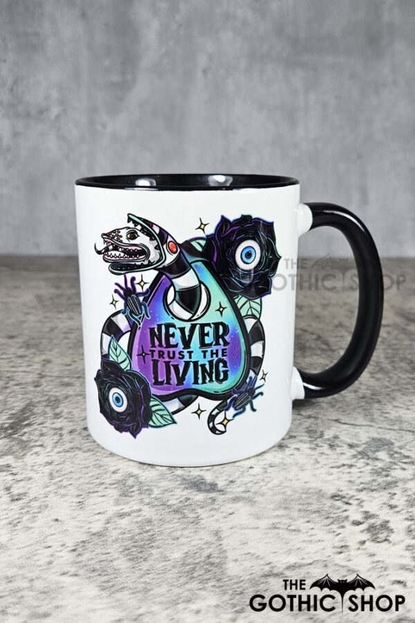 Never Trust The Living Sandworm & Planchette Gothic Ceramic Mug