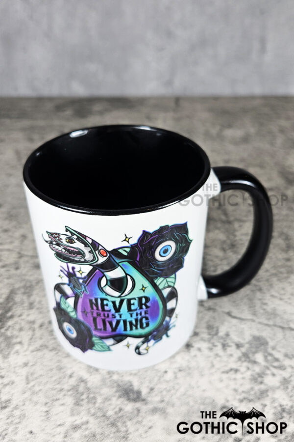 Never Trust The Living Sandworm & Planchette Gothic Ceramic Mug