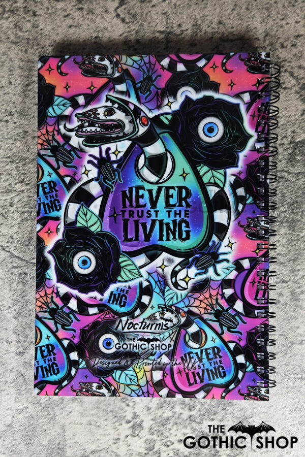 Never Trust The Living Sandworm & Planchette A5 Gothic Notebook Journal