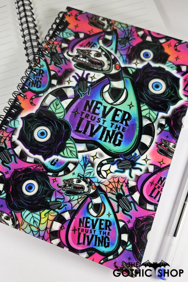 Never Trust The Living Sandworm & Planchette A5 Gothic Notebook Journal