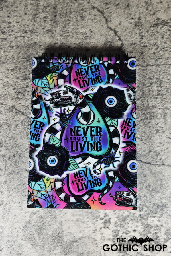 Never Trust The Living Sandworm & Planchette A6 Gothic Notepad