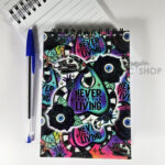 Never Trust The Living Sandworm & Planchette A6 Gothic Notepad