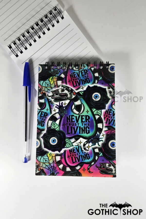 Never Trust The Living Sandworm & Planchette A6 Gothic Notepad