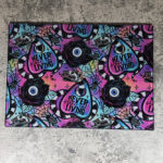 Never Trust The Living Sandworm & Planchette Gothic Glass Chopping Board