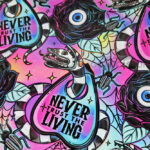 Never Trust The Living Sandworm & Planchette Gothic Glass Chopping Board