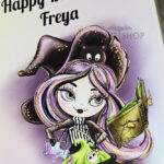Personalised Whimsical Witch & Cauldron Sweet Crisp Party Favour Gothic Gift Bag
