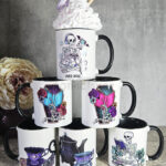Gothic witchy mugs.