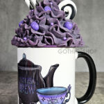 Witch's Brew Teapot & Cups Witchy Gothic Mug