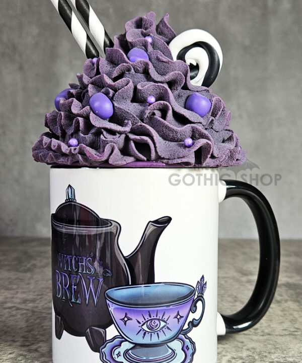 Witch's Brew Teapot & Cups Witchy Gothic Mug