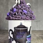 Witch's Brew Teapot & Cups Witchy Gothic Mug