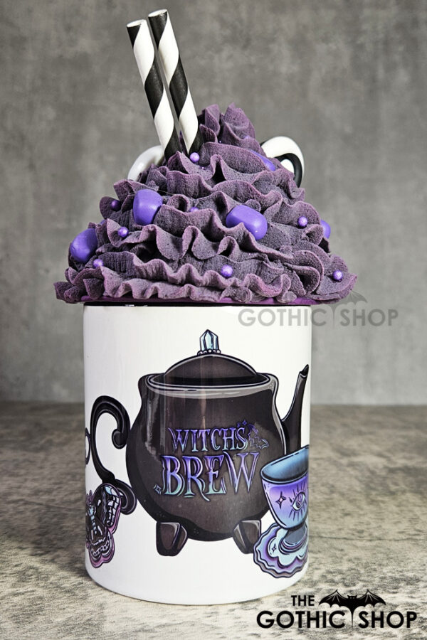 Witch's Brew Teapot & Cups Witchy Gothic Mug