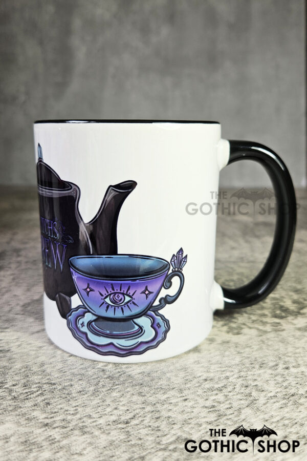 Witch's Brew Teapot & Cups Witchy Gothic Mug