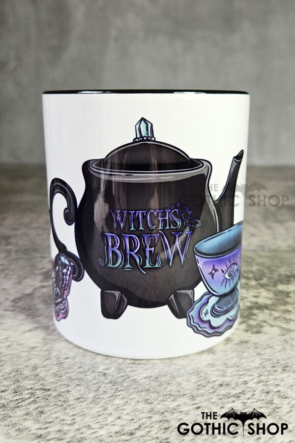 Witch's Brew Teapot & Cups Witchy Gothic Mug