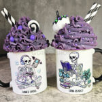 Grim Reader Skeleton Reading and Ghoul Gamer Gothic Mug