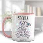 gamer ghoul skeleton gaming gothic mug