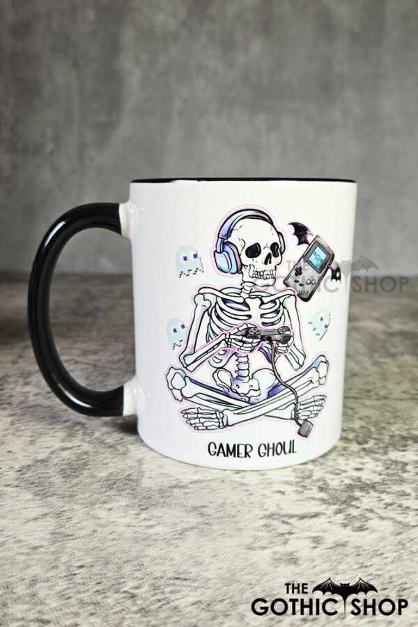 Gamer Ghoul Skeleton Gaming Gothic Mug