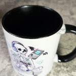 Gamer Ghoul Skeleton Gaming Gothic Mug